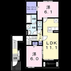 ケースリー　IIIの物件間取画像